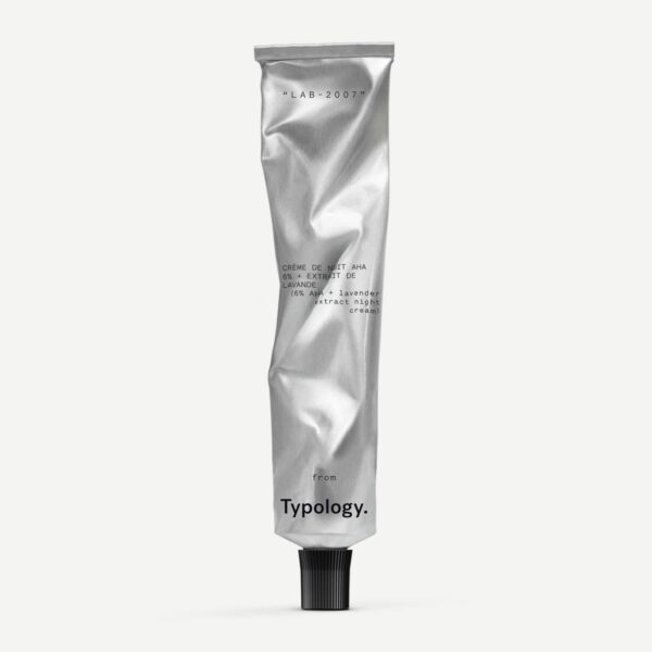 Avis Crème de nuit exfoliante | AHA 6 % + extrait de lavande Typology