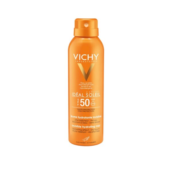 Avis Brume Hydratante Invisible Spf50 Protection corps vichy