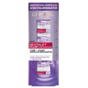 Avis REVITALIFT FILLER ampoules repulpantes Hyaluro-cure 11 ml L'Oréal Paris