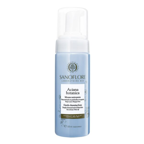 Avis Aciana botanica - Mousse nettoyante visage et yeux certifiée bio SANOFLORE