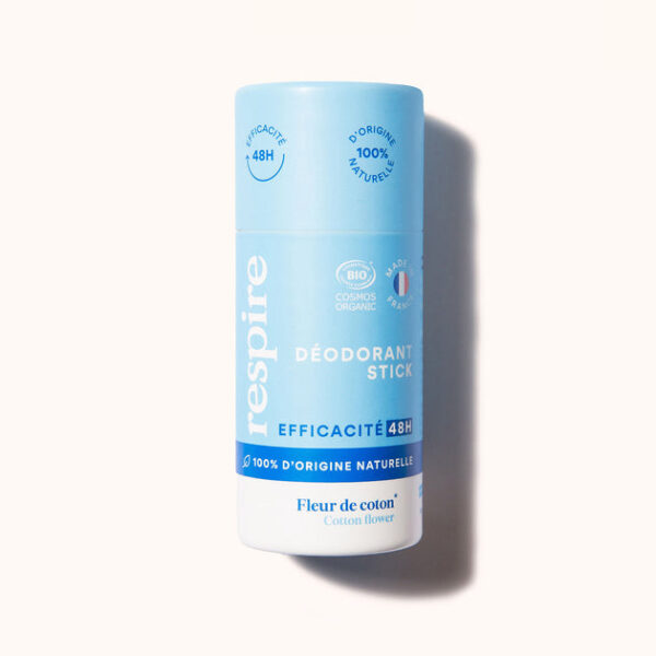 Avis Déodorant Solide Certifié Bio efficace 48h Fleur de Coton RESPIRE