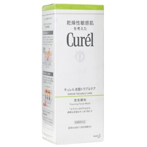 Avis Curel Sebum Trouble Care Foaming Wash Kao