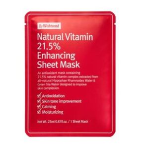 Avis Natural Vitamin 21.5% Enhancing Sheet Mask 23g x By Wishtrend