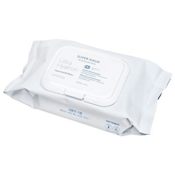 Avis Super Aqua Ultra Hyalron Cleansing Oil Wipes 30 sheets MISSHA