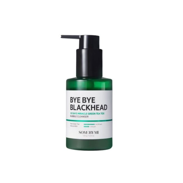 Avis Bye Bye Blackhead 30 Days Miracle Green Tea Tox Bubble Cleanser SOME BY MI