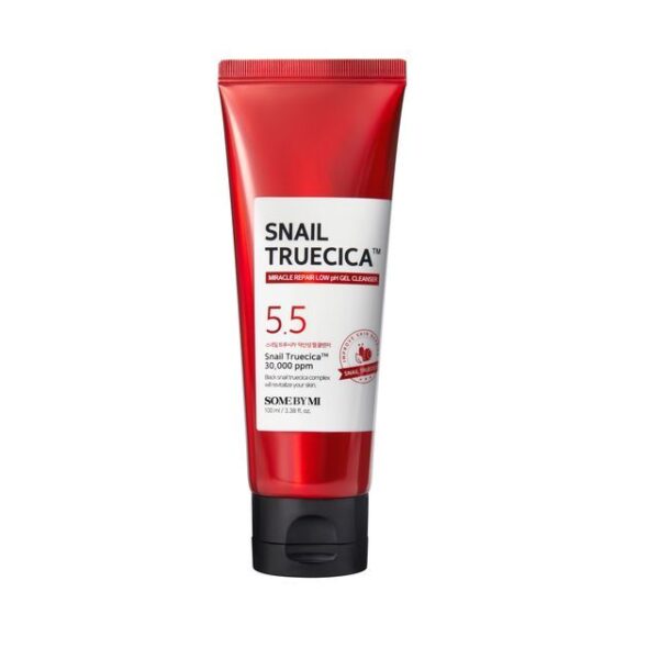 Avis Snail Truecica Miracle Repair Slightly Acid Gel Cleanser SOME BY MI