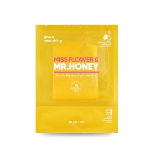 Avis Miss Flower & Mr. Honey Propolis Rejuvenating 2 Step Mask 1 pc BANILA CO