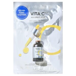 Avis Vita C Plus Spot Correcting Ampoule Sheet Mask 26ml x 1 pc MISSHA