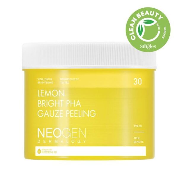 Avis Dermalogy Lemon Bright PHA Gauze Peeling 30 sheets NEOGEN