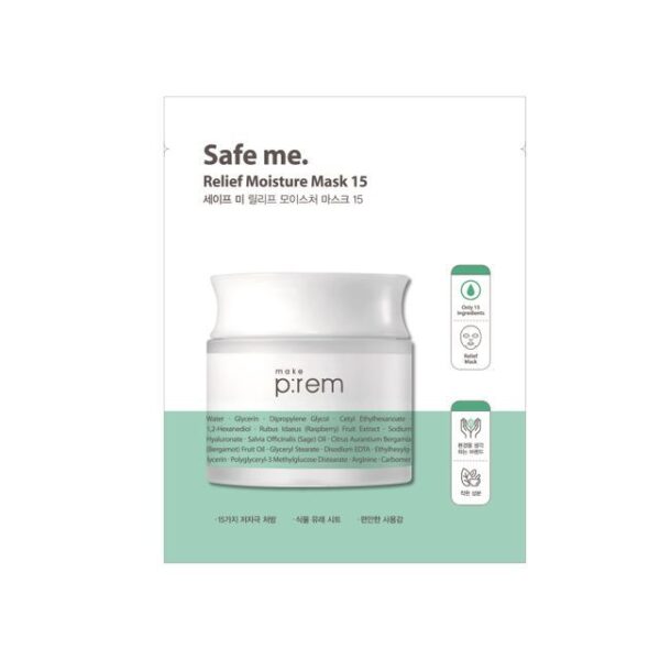 Avis Safe Me. Relief Moisture Mask 15 make p:rem