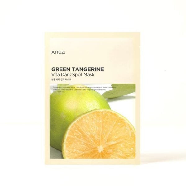 Avis Green Tangerine Vita Dark Spot Mask x 1 pc Anua