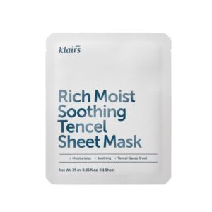 Avis Sheet Mask - 2 Types Rich Moist Soothing Tencel Dear, Klairs