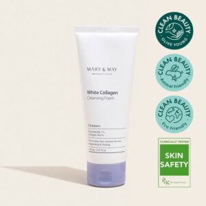 Avis White Collagen Cleansing Foam Mary&May