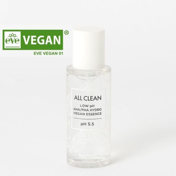Avis All Clean Low pH AHA/PHA Hydro Vegan Essence heimish