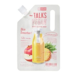 Avis Talks Vegan Squeeze Pocket Sleeping Pack - 3 Types Skin Smoother MISSHA