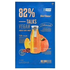 Avis Talks Vegan Squeeze Sheet Mask - 7 Types Skin Fitness MISSHA