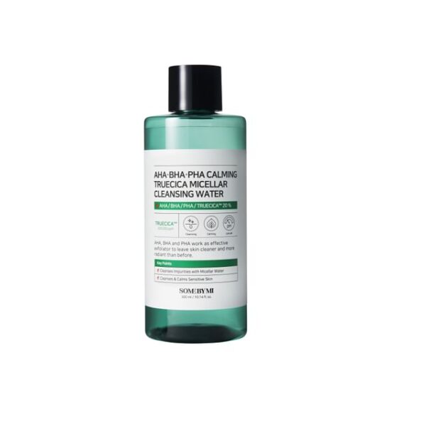 Avis AHA, BHA, PHA, Calming Truecica Micellar Cleansing Water SOME BY MI