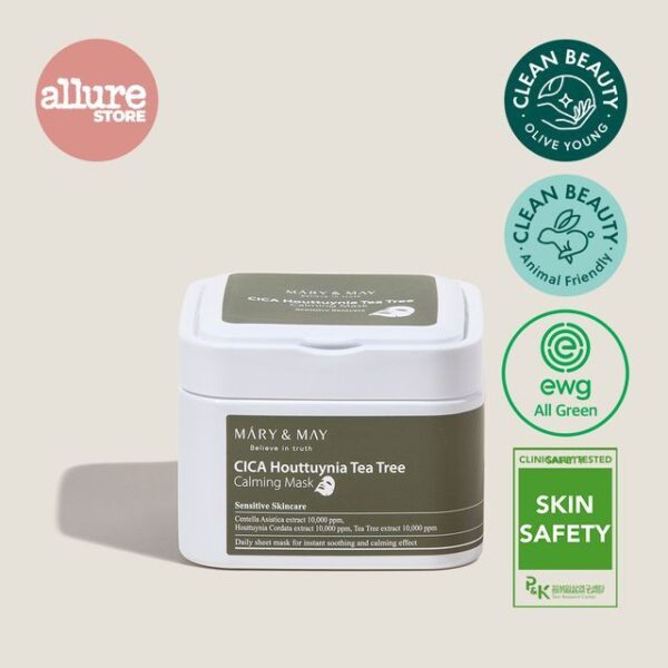 Avis Cica Houttuynia Tea Tree Calming Mask 30 sheets Mary&May