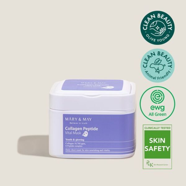 Avis Collagen Peptide Vital Mask 30 sheets Mary&May