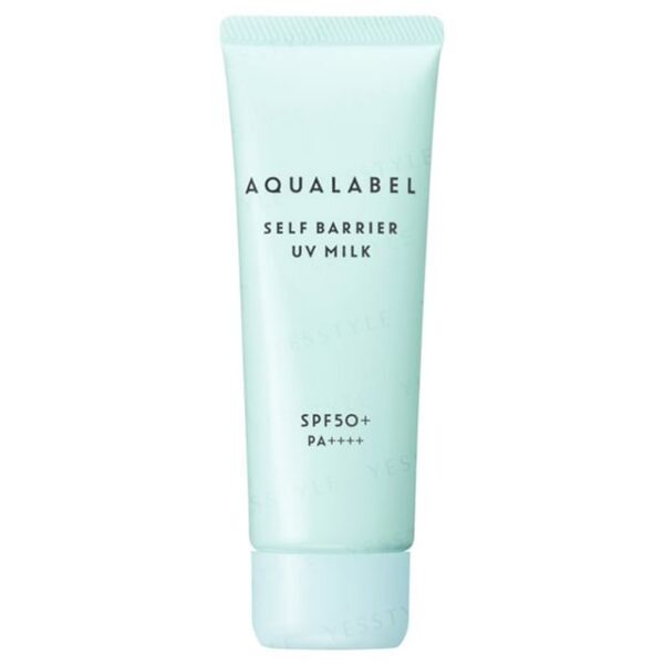 Avis Aqualabel Self Barrier UV Milk SPF 50+ PA++++ Shiseido