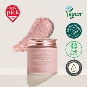 Avis Rose Hyaluronic Hydra Wash Off Mask Pack Mary&May