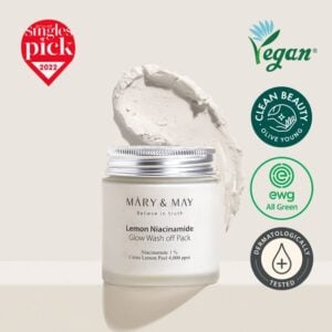 Avis Lemon Niacinamide Glow Wash Off Mask Pack Mary&May
