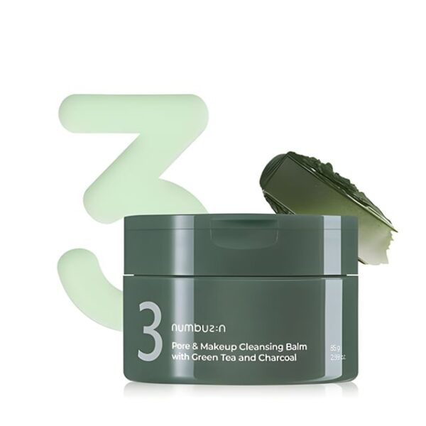 Avis No.3 Pore & Makeup Cleansing Balm With Green Tea And Charcoal numbuzin