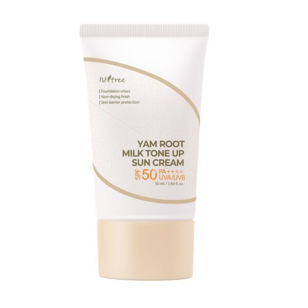 Avis Yam Root Milk Tone Up Sun Cream Isntree