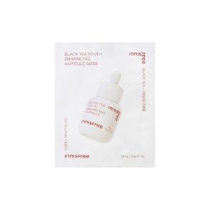 Avis Black Tea Youth Enhancing Ampoule Mask 28ml x 1 sheet innisfree