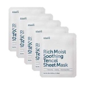 Avis Sheet Mask 5pcs (2 Types) Rich Moist Soothing Tencel 5pcs x Dear, Klairs