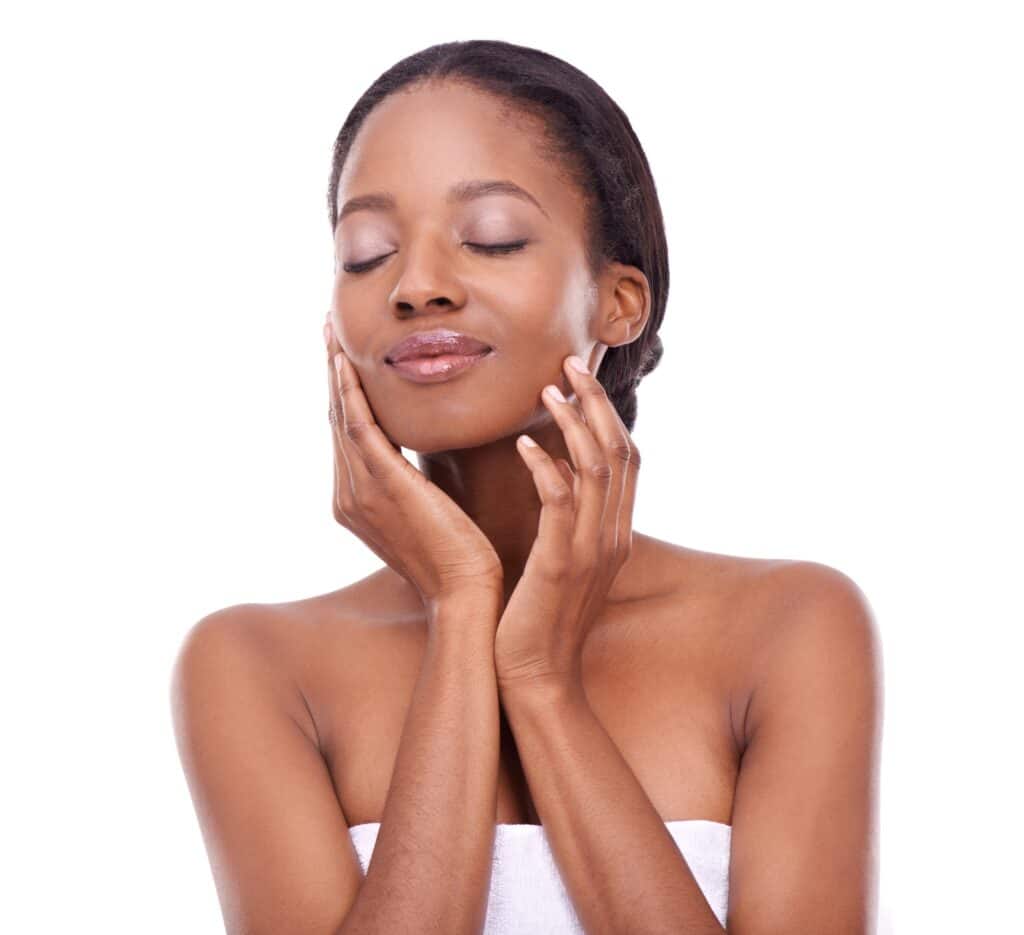 Her skincare regime is 100 effective