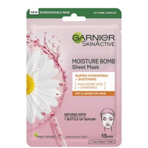 Moisture Bomb Camomile Hydrating Face Sheet Mask for Dry and Sensitive Skin