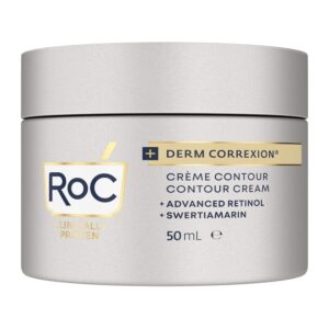 Derm Correxion Crème de Contour pour le Visage, le Cou et la Mâchoire - Hydratation de la Peau - Lift and Visibly Reduced Fine Lines - 50 ml