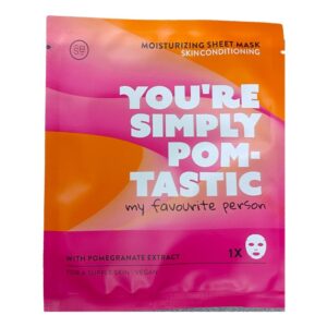 Bombs Away! Moisturizin Sheet Mask with Pomegranate Extract