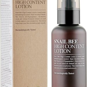 Concentrated moisturizing softening lotion with snail secretion and bee venom, hyaluronic acid, sh-Oligopeptide-1 - 120 ml