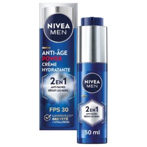 Crème Visage Anti-Age Power Hydratante 2en1 Spf30 - 50 ml