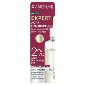 – Expert Wrinkle Serum – Hyaluronic Acid – Radiance Booster – Plumps and Smoothes – Reduces Dark Spots – Face Care – Mature and Dry Skin – 30 ml bottle