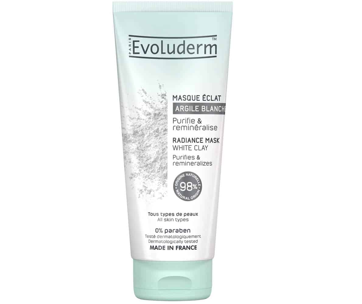 Masque éclat à l'argile blanche purifie & reminéralise - Tous types de peaux - 100 ml