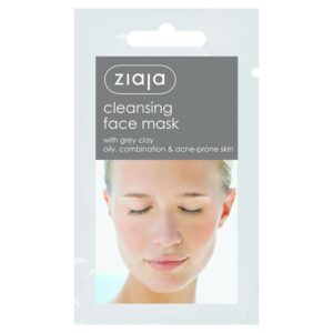 Cleansing face mask with gray clay