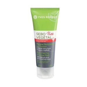 Sebo Pure Végétal Deep Cleansing Mask with Charcoal and AS For Blemish-Prone Skin