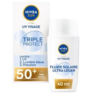 Triple Protect Fluide Solaire Ultra Léger Spf 50
