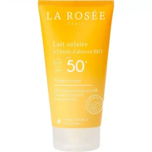 Lait Solaire SPF50+ à l'Huile d'Abricot Bio